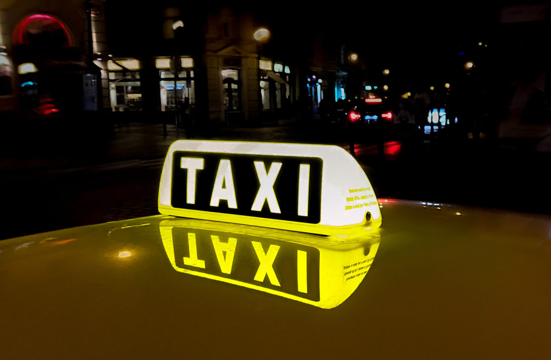 Canva - Lighted Taxi Signage